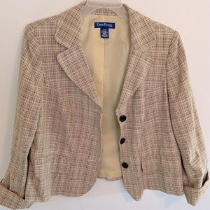 Evan Picone 100% Cotton Blazer
Size: 14